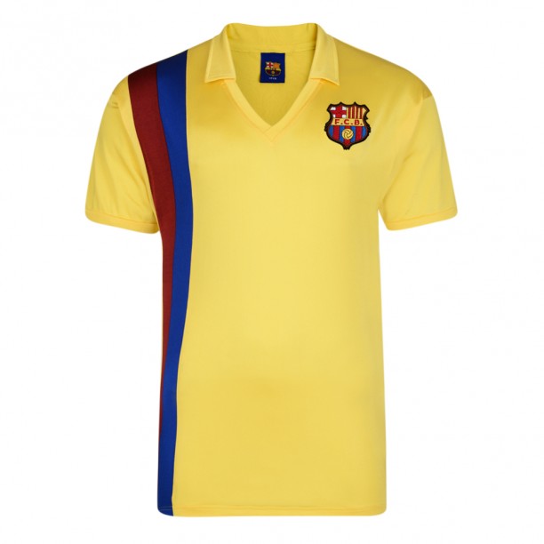 Score Draw Barcelona 1982 Away Shirt (RIVALDO 10)