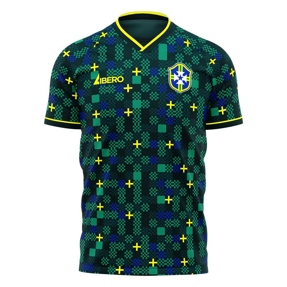 Brazil 2024-2025 Third Concept Football Kit (Libero) (ARTHUR 8)