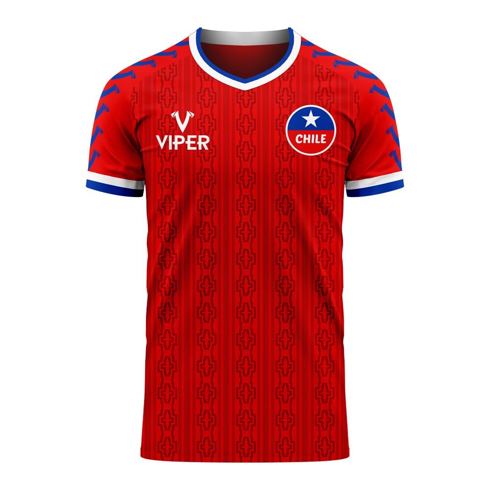 Chile 2024-2025 Home Concept Football Kit (Viper) (ZAMORANO 9)