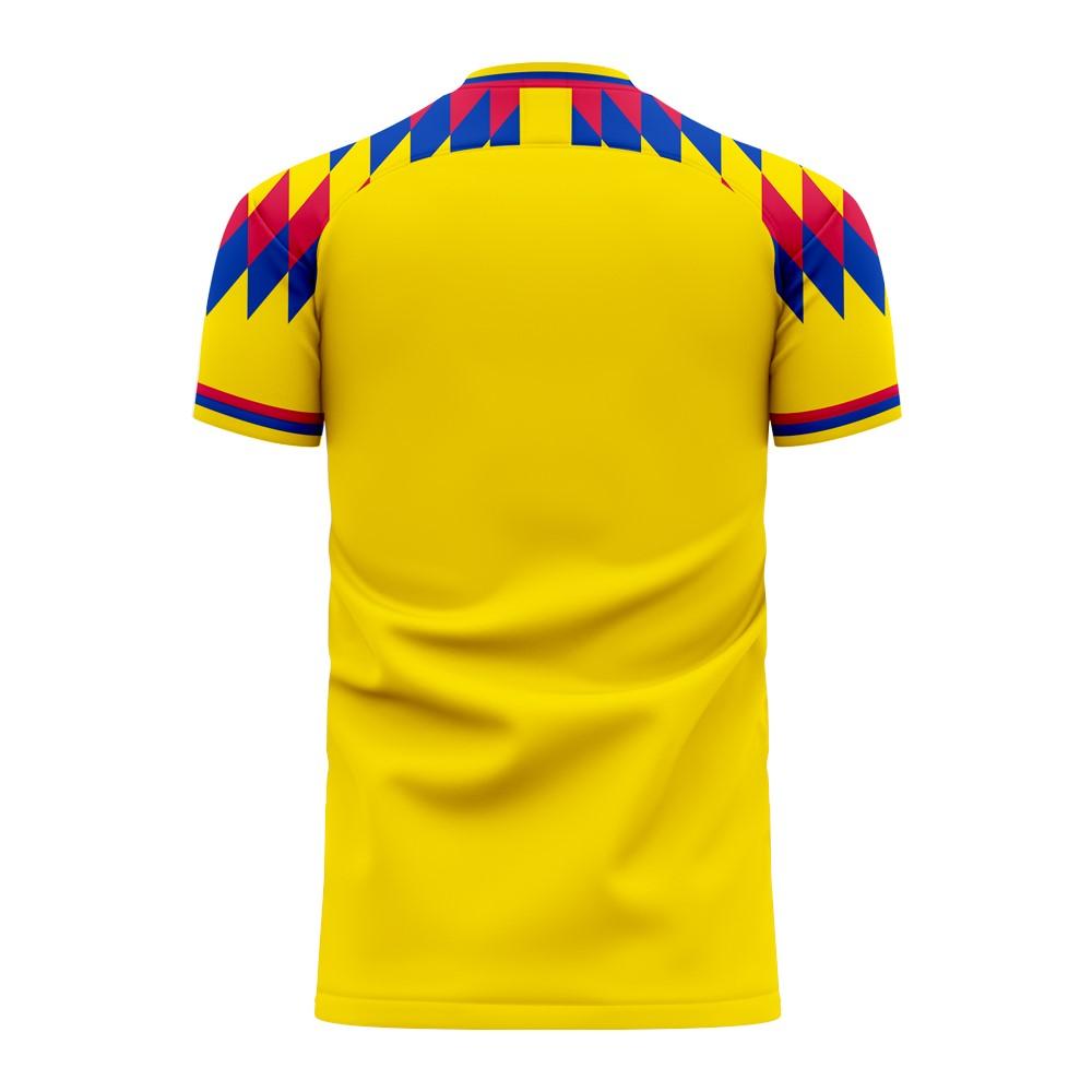 Colombia 2024-2025 Home Concept Football Kit (Libero) (FALCAO 9)