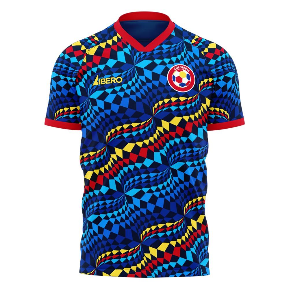 Colombia 2024-2025 Fourth Concept Football Kit (Libero) (VALDERRAMA 10)