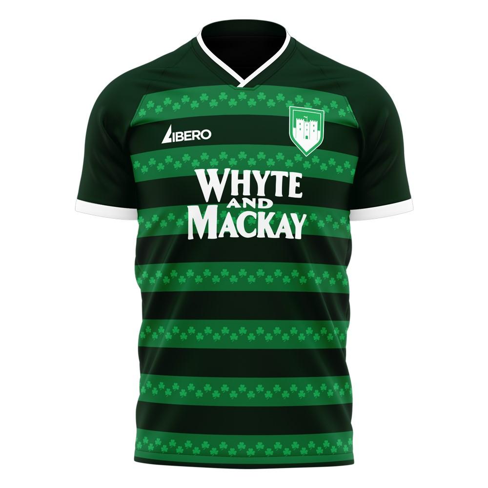 Hibernian 2021-2022 Third Concept Football Kit (Libero) (STEVENSON 16)