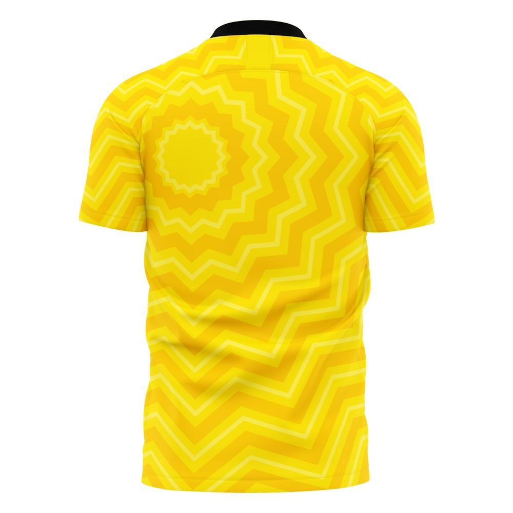 Al-Ittihad 2024-2025 Home Concept Football Kit (Libero) - Kids (Long Sleeve) (Jota 11)