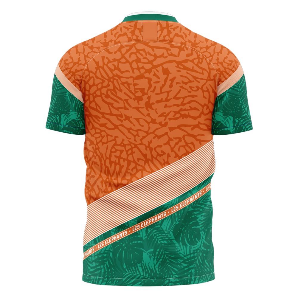 Ivory Coast 2021-2022 Away Concept Football Kit (Libero) (DROGBA 11)