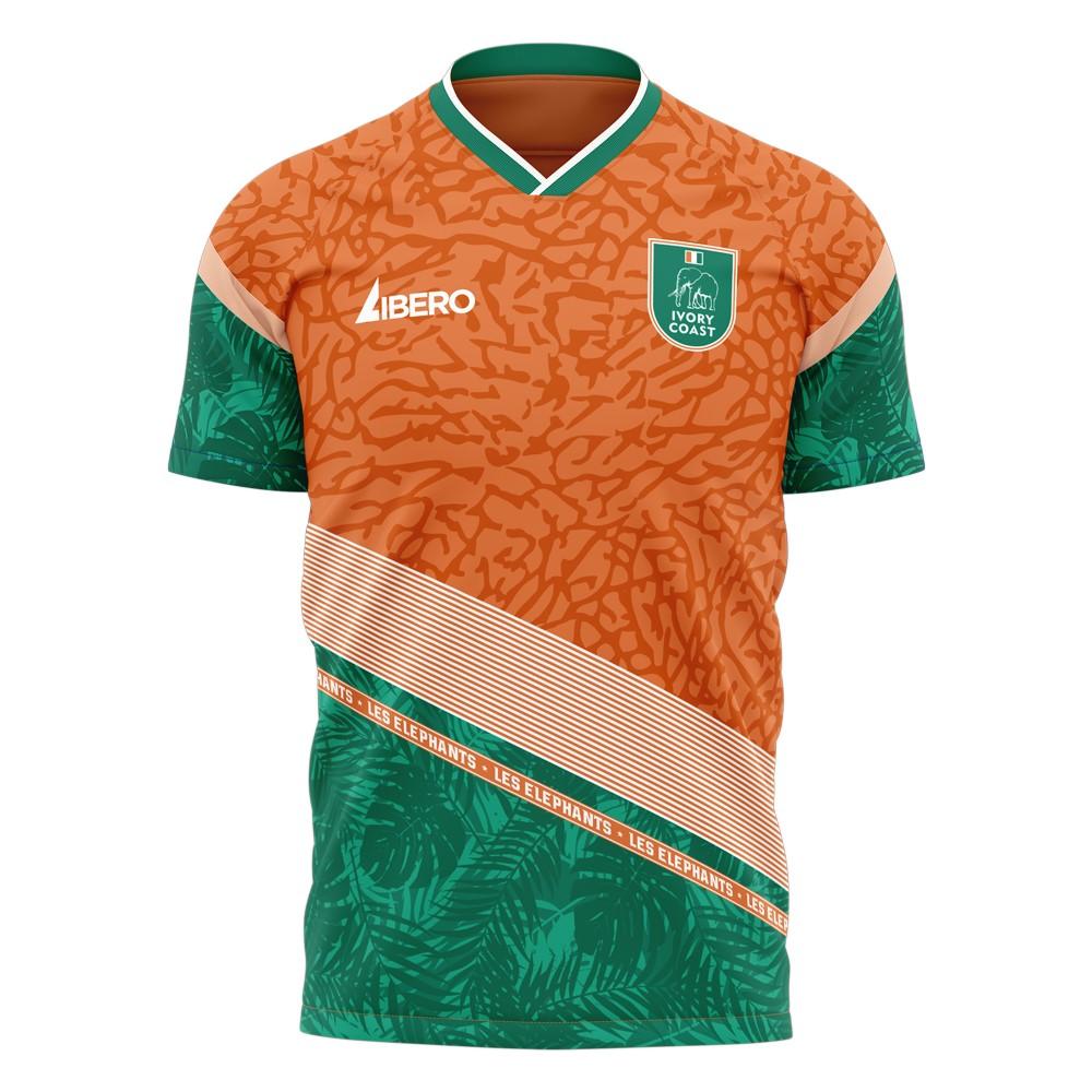 Ivory Coast 2021-2022 Away Concept Football Kit (Libero) (AURIER 17)