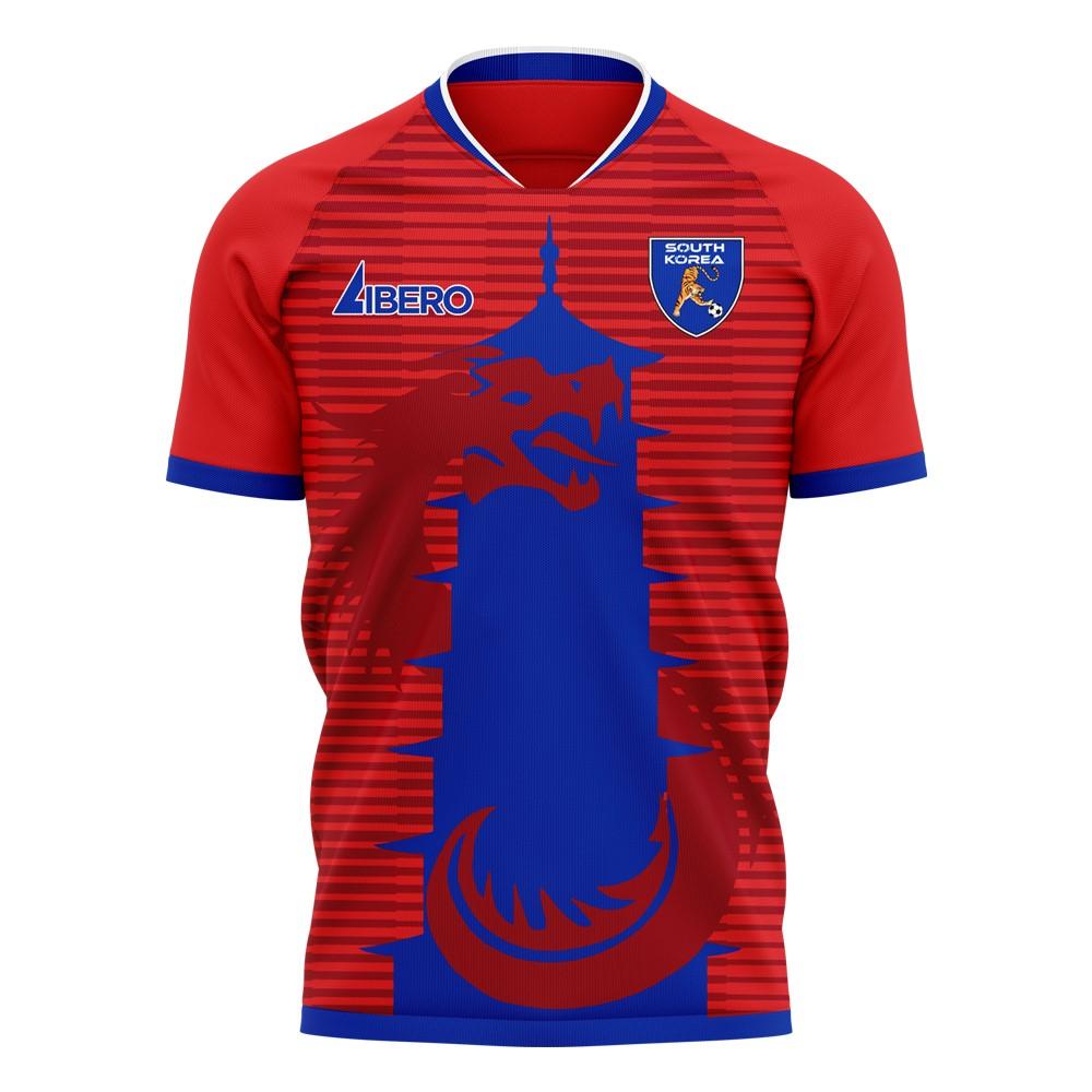 South Korea 2024-2025 Home Concept Football Kit (Libero) (H M SON 7)