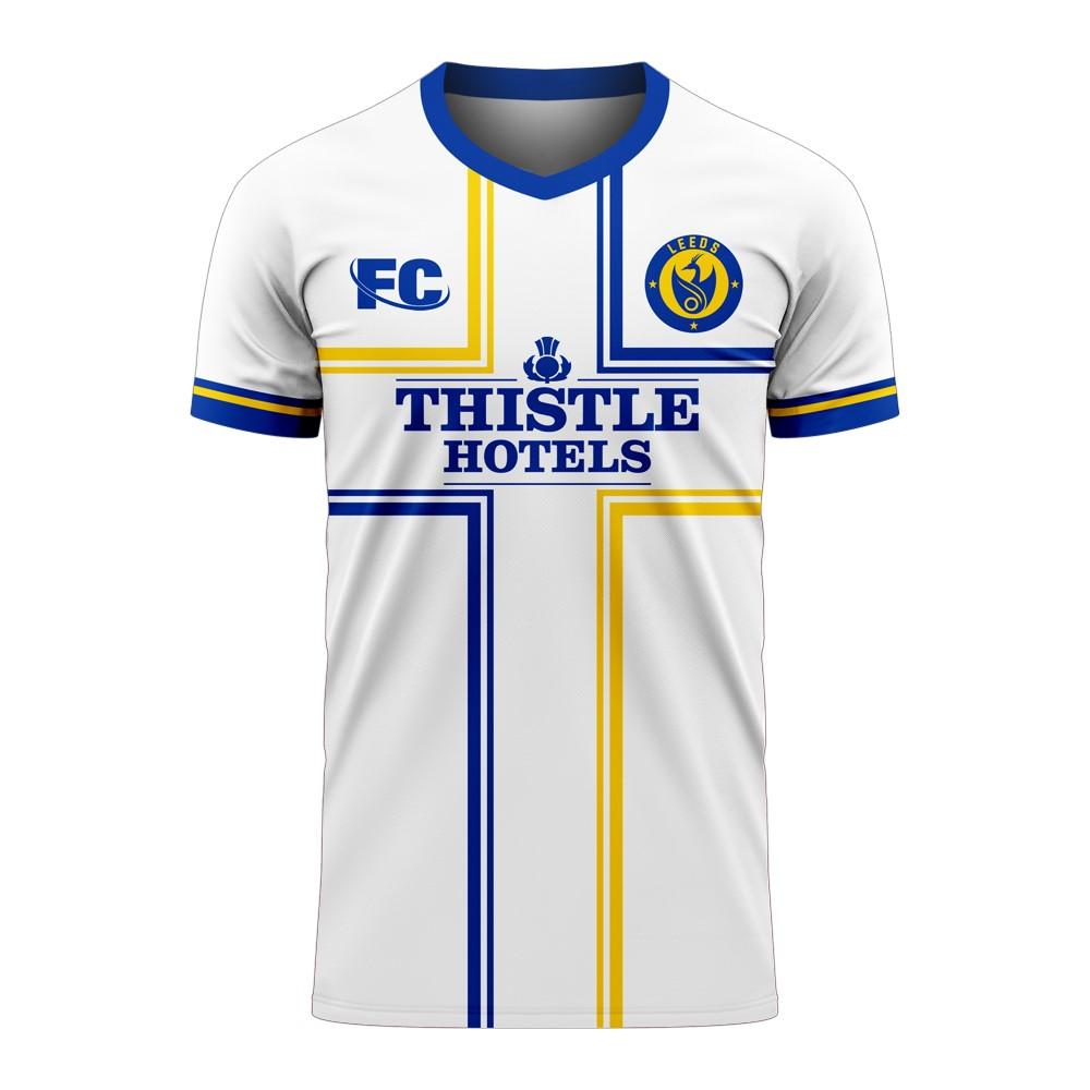 Leeds 2020-2021 Home Concept Football Kit (Fans Culture) (STRACHAN 7)