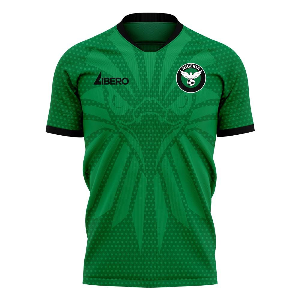 Nigeria 2024-2025 Home Concept Football Kit (Libero) (KANU 4)