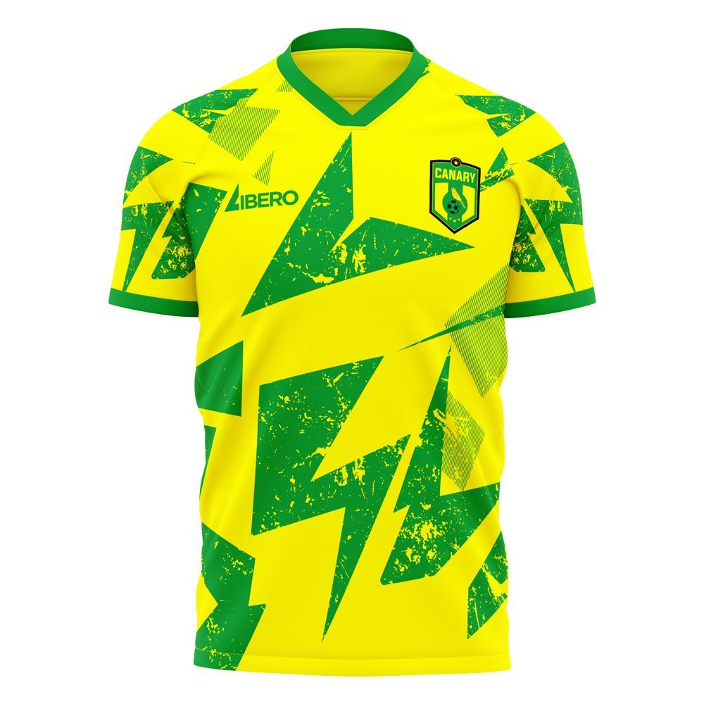 Norwich 2024-2025 Home Concept Football Kit (Libero) (Hanley 5)