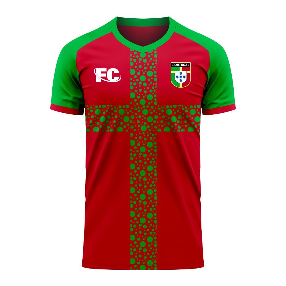 Portugal 2020-2021 Home Concept Football Kit (Fans Culture) (R.SANCHES 16)