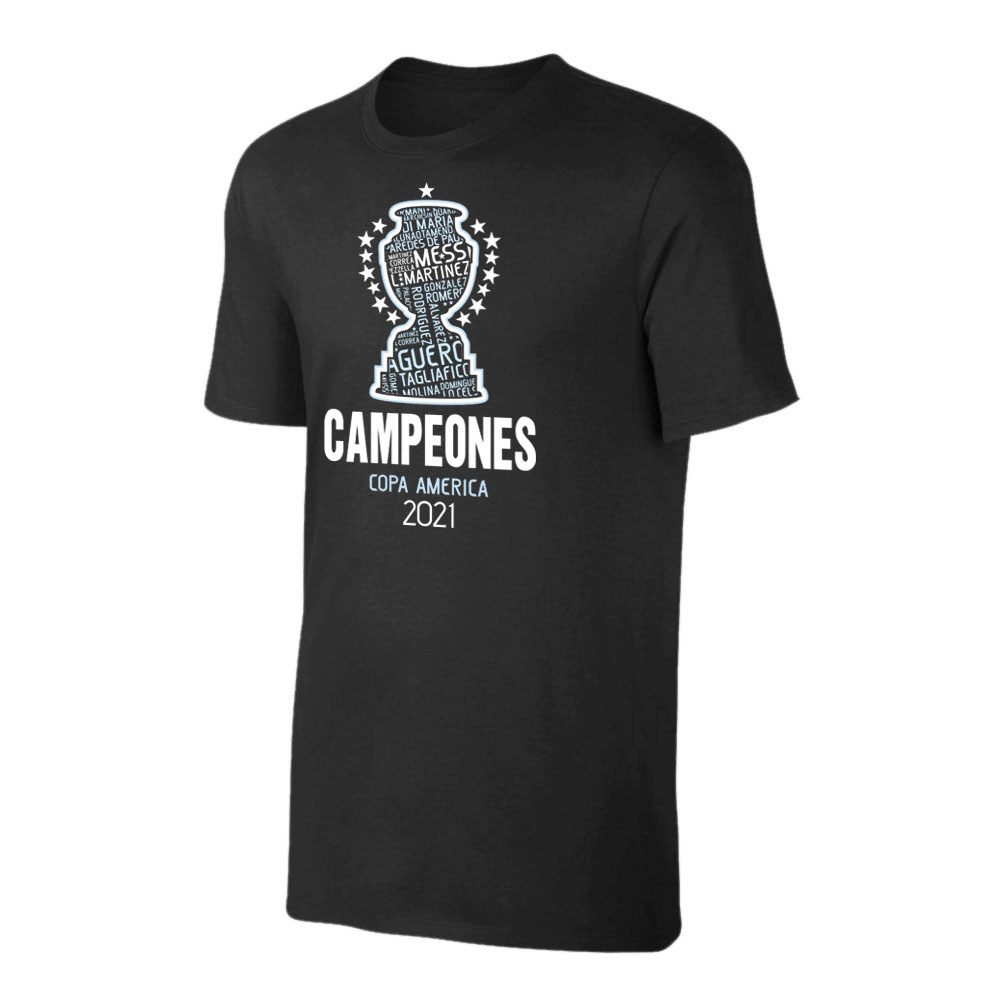 Argentina CA2021 CAMPEONES t-shirt MESSI, black