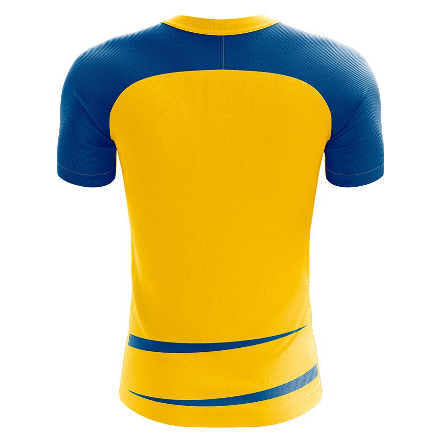 Sweden 2024-2025 Home Concept Football Kit (Airo) (LARSSON 7)