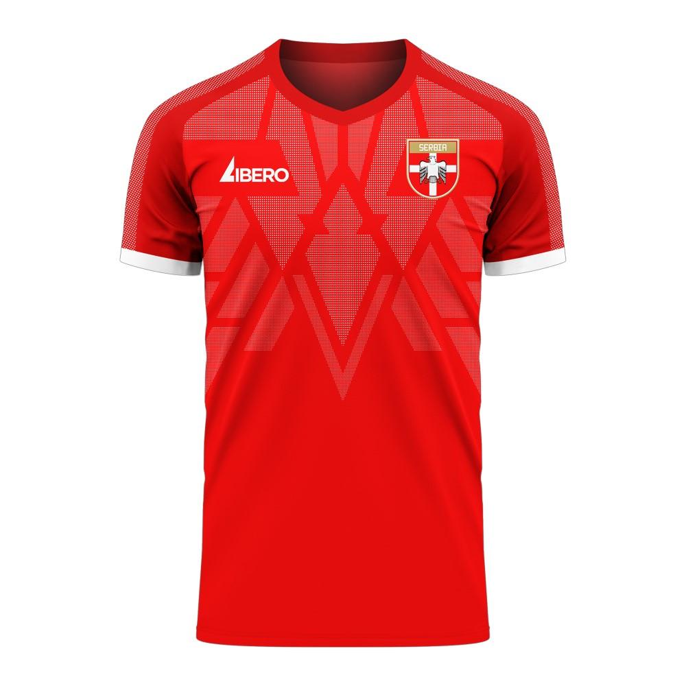 Serbia 2024-2025 Home Concept Football Kit (Libero) (Your Name)