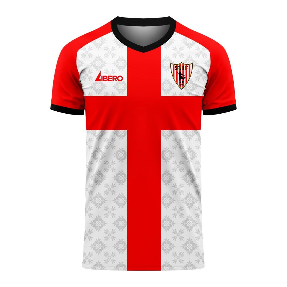 Seville 2024-2025 Home Concept Football Kit (Libero) (KOUNDE 12)