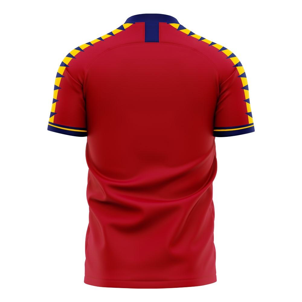 Spain 2024-2025 Home Concept Football Kit (Libero) (SERGIO RAMOS 15)