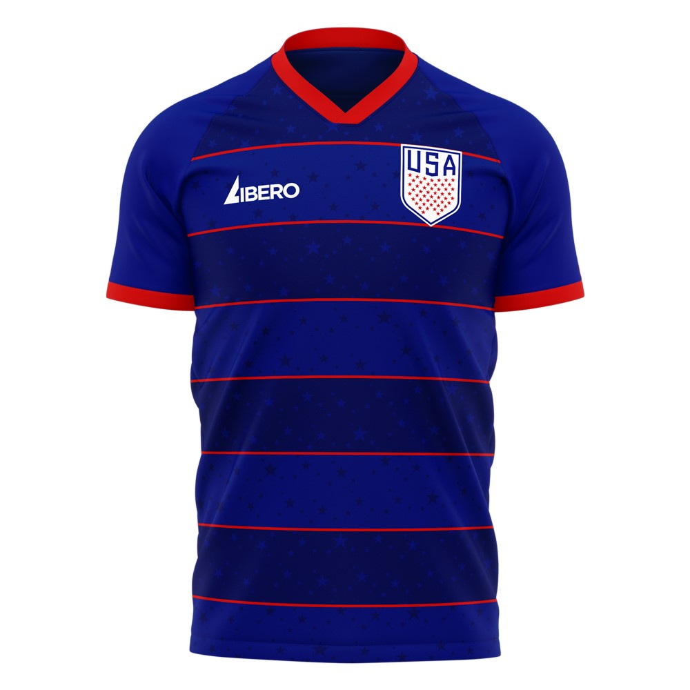 United States 2024-2025 Away Concept Football Kit (Libero) (DEST 2)