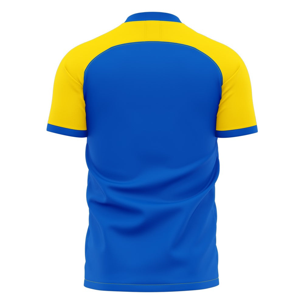 Ukraine Stop War Concept Football Kit (Libero) - Blue (SHEVCHENKO 7)