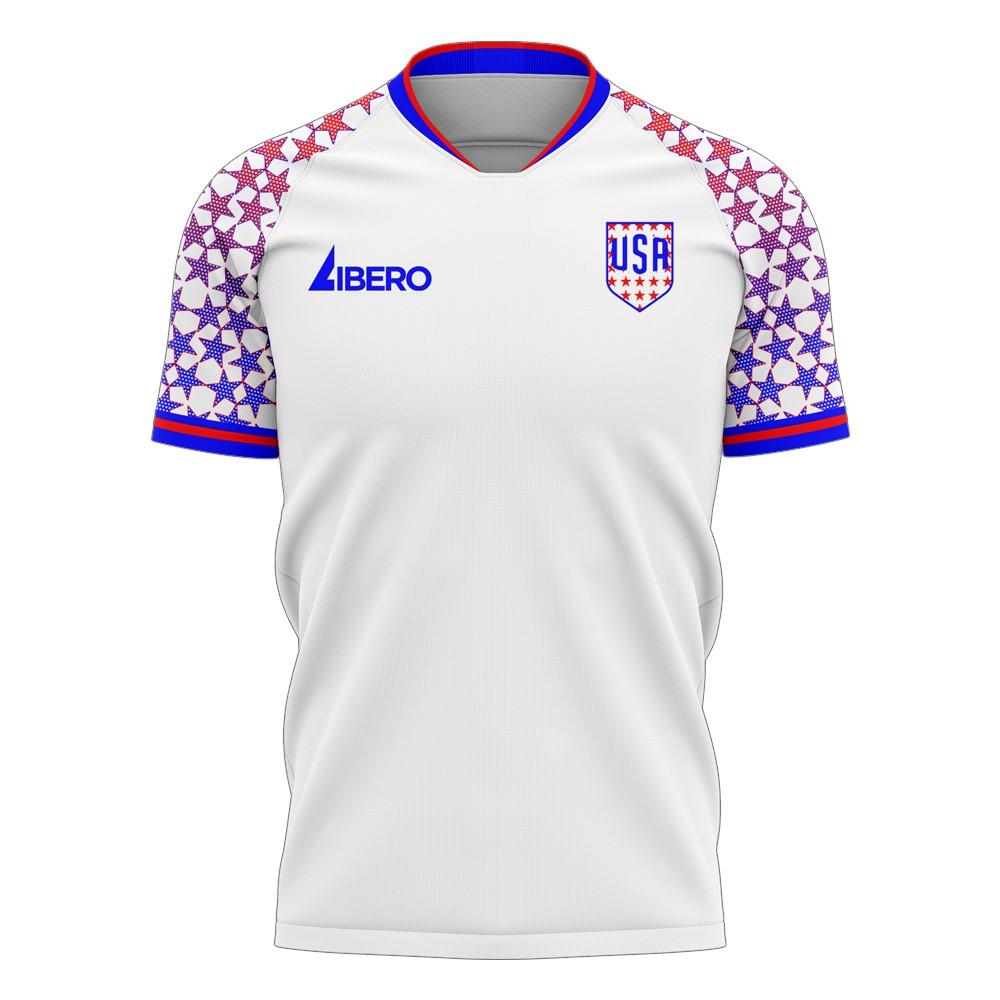 USA 2024-2025 Home Concept Football Kit (Libero) (BRADLEY 4)