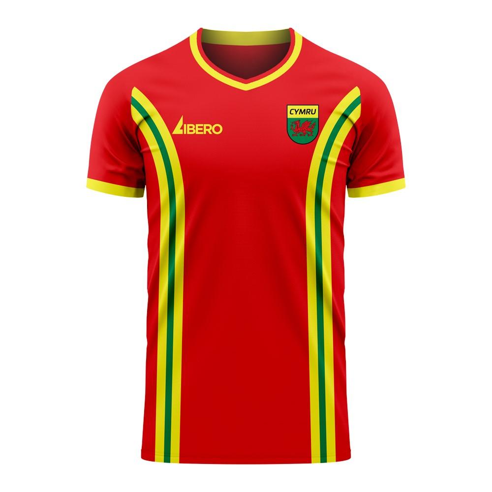 Wales 2024-2025 Home Concept Football Kit (Libero) (RODON 6)