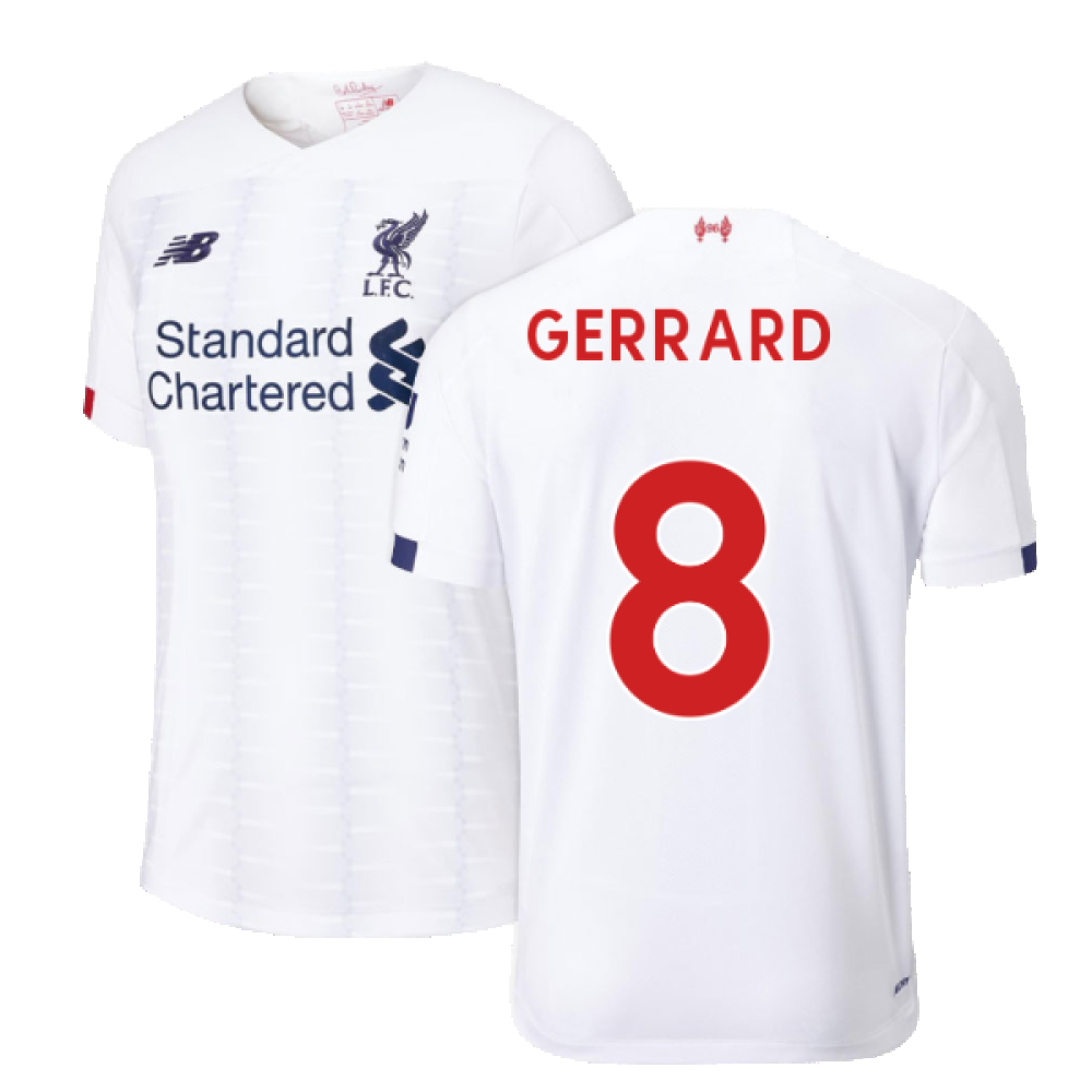 2019-2020 Liverpool Away Football Shirt (Gerrard 8)