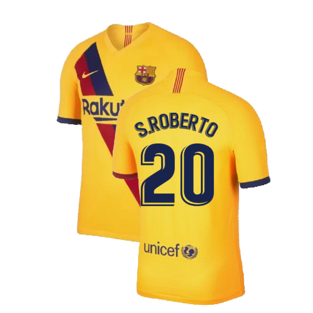 2019-2020 Barcelona Away Nike Football Shirt (O.DEMBELE 11)