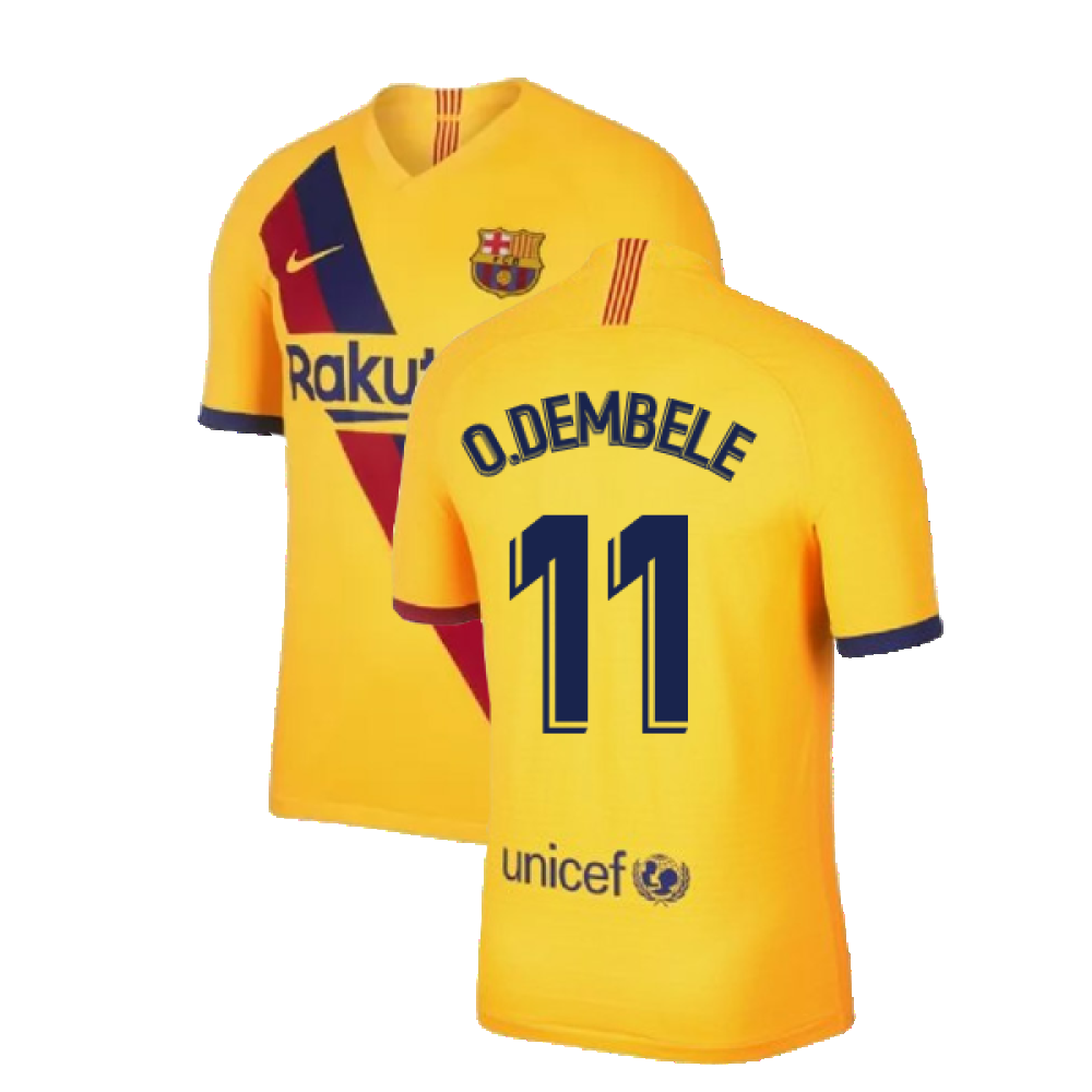 2019-2020 Barcelona Away Nike Shirt (Kids) (I.RAKITIC 4)