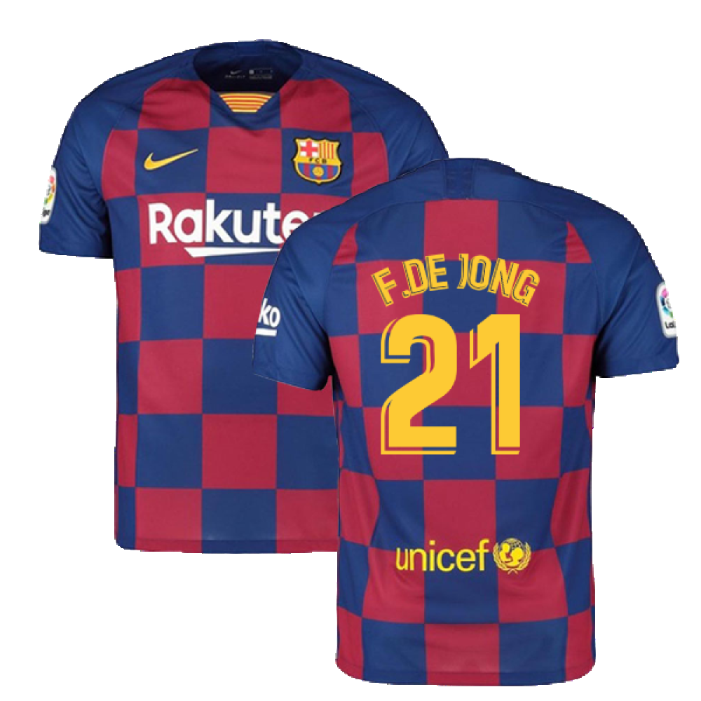 2019-2020 Barcelona Home Nike Football Shirt (S.ROBERTO 20)