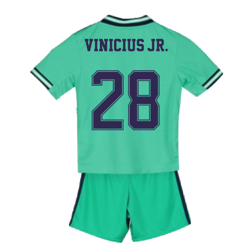 2019-2020 Real Madrid Adidas Third Football Shirt (VINICIUS JR. 28)