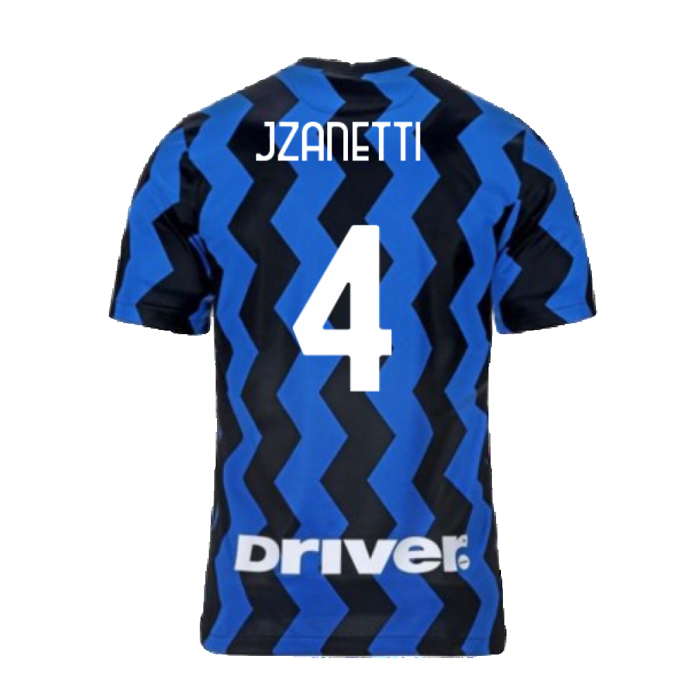 2020-2021 Inter Milan Home Nike Football Shirt (Kids) (J ZANETTI 4)