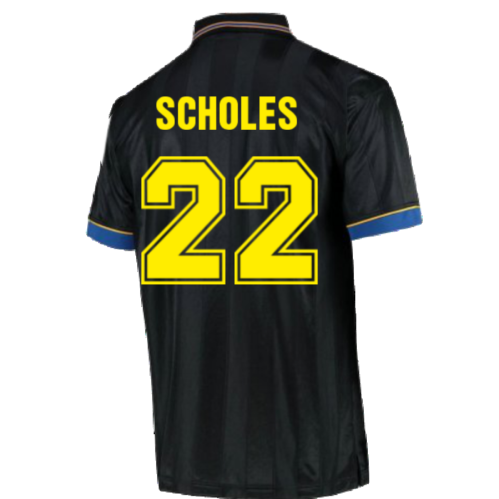 1994 Manchester United Away Football Shirt (SCHOLES 22)