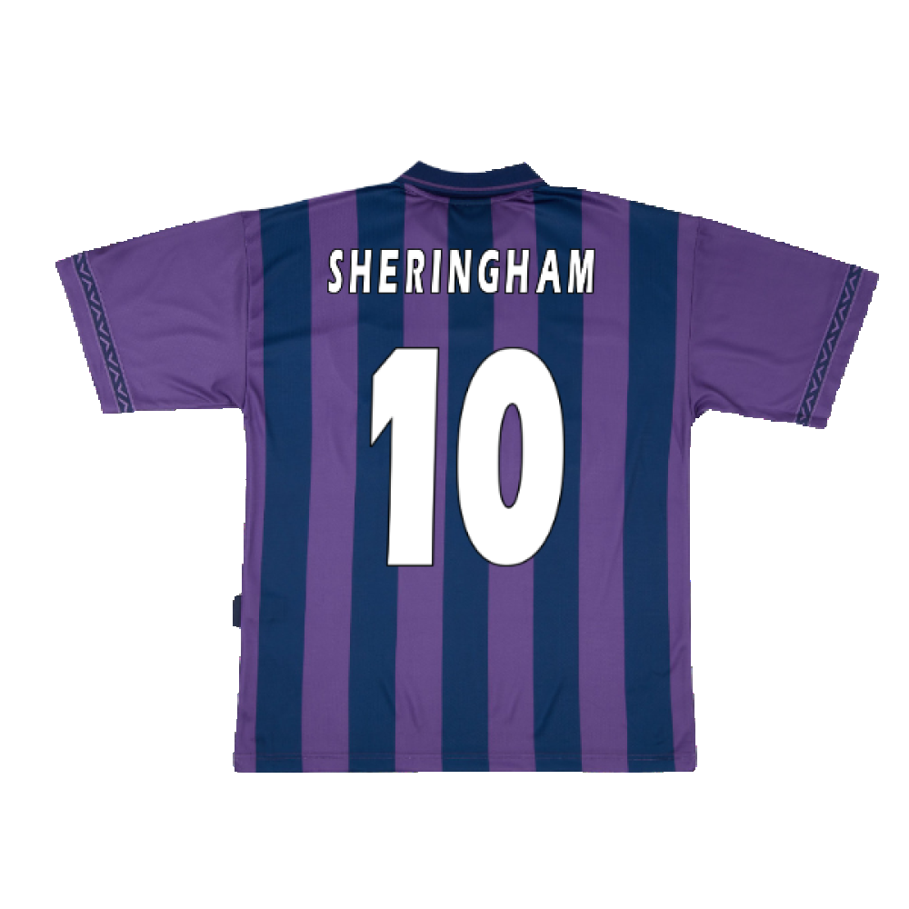 1995-1996 Tottenham Away Pony Retro Shirt (Sheringham 10)