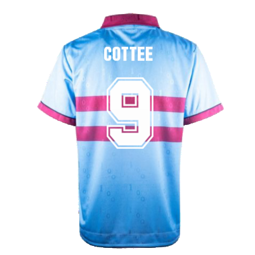 1995-1996 West Ham Away Retro Shirt (Cottee 9)