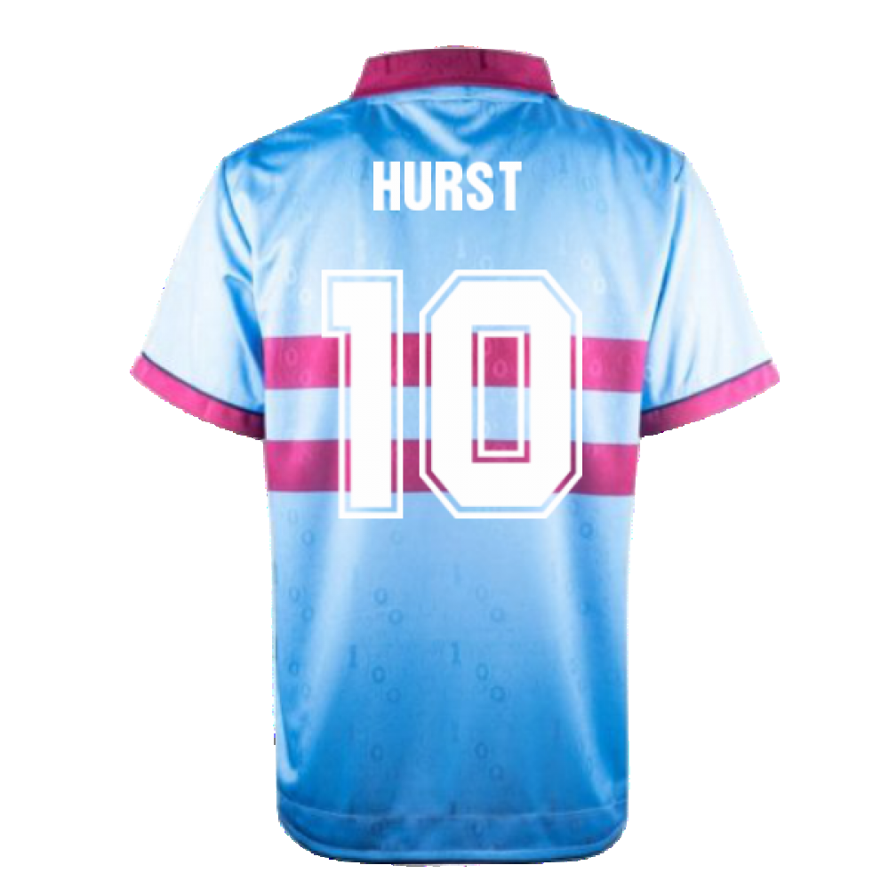 1995-1996 West Ham Away Retro Shirt (HURST 10)