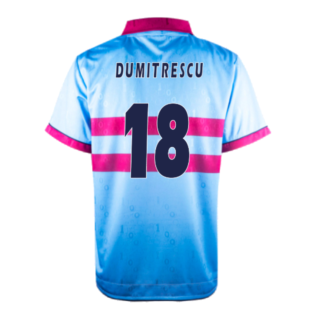 1995-1997 West Ham Pony Reissue Centenary Away Shirt (Dumitrescu 18)