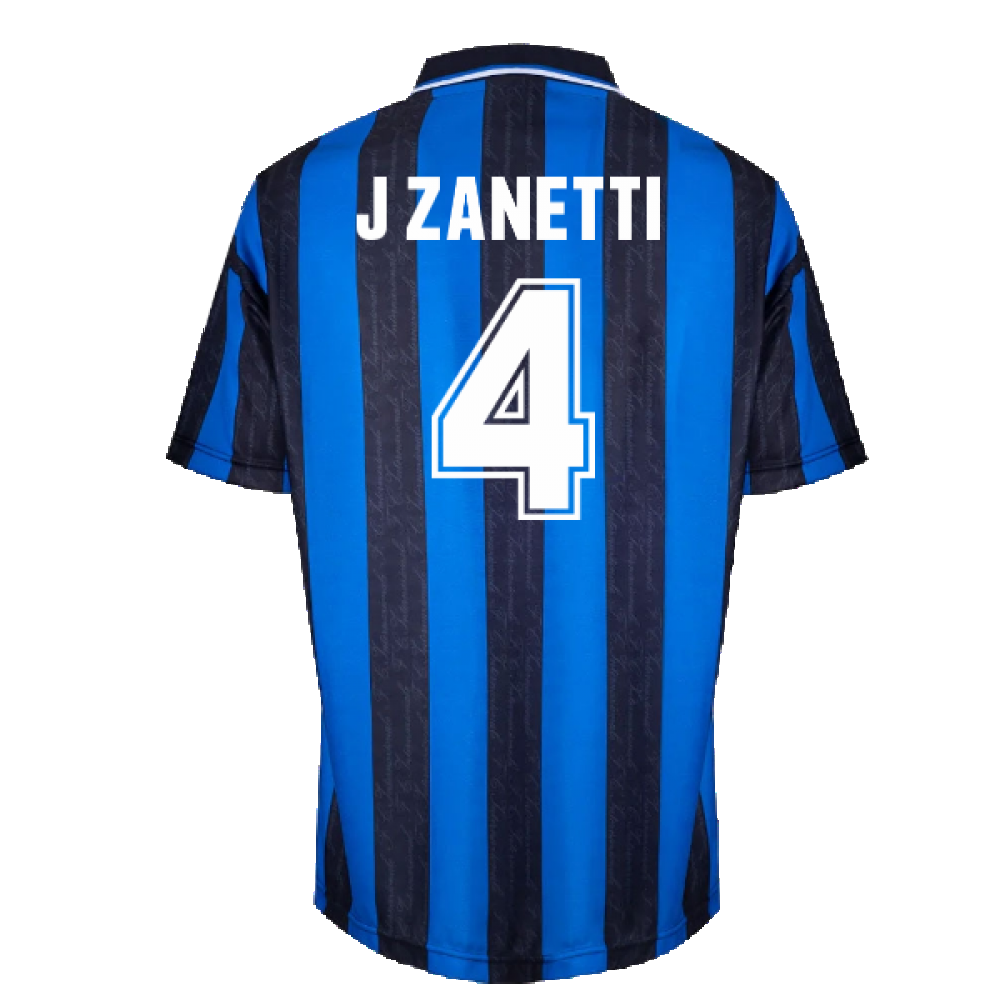 1996 Inter Milan Home Shirt (J ZANETTI 4)