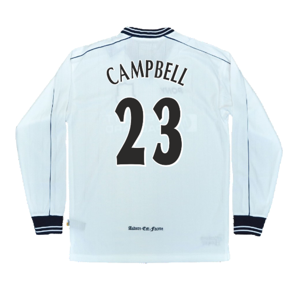 1997-1999 Tottenham Home LS Pony Retro Shirt (Campbell 23)