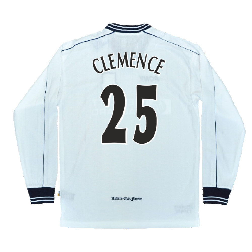 1997-1999 Tottenham Home LS Pony Retro Shirt (Clemence 25)