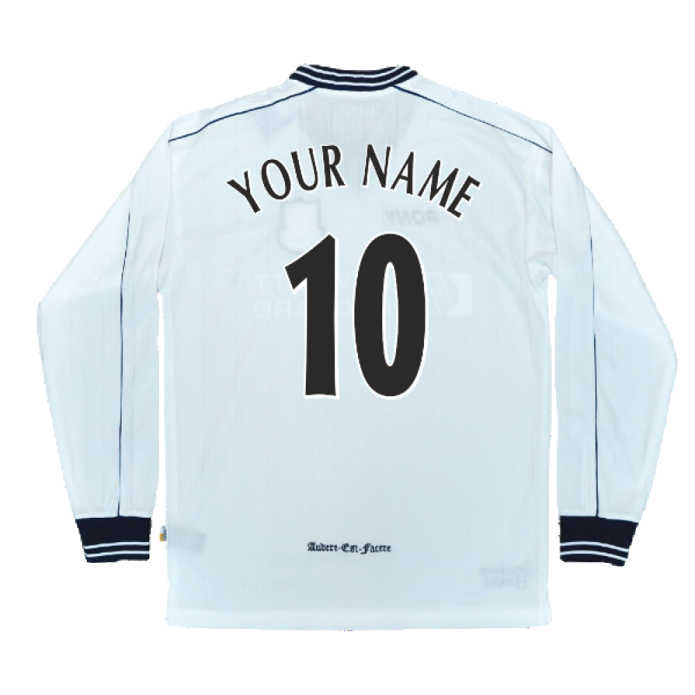 1997-1999 Tottenham Home LS Pony Retro Shirt (Your Name)