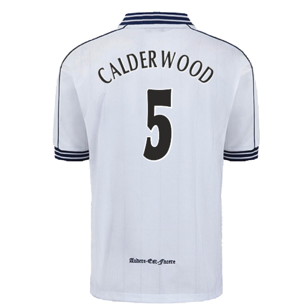 1997-1999 Tottenham Home Pony Retro Shirt (Calderwood 5)