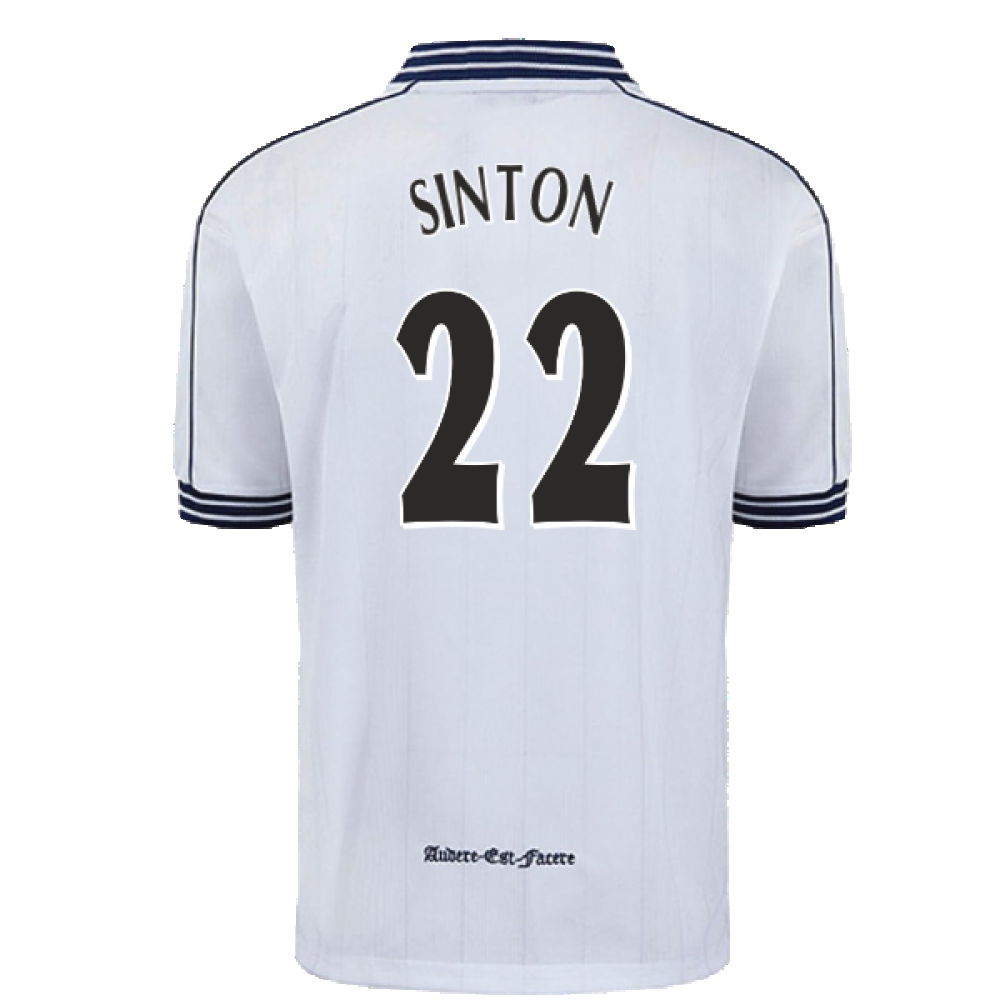 1997-1999 Tottenham Home Pony Retro Shirt (Sinton 22)