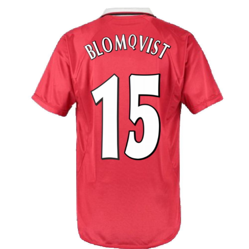 1999 Manchester United Champions League Shirt (Blomqvist 15)