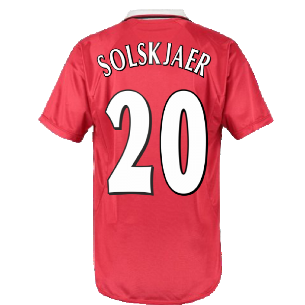 1999 Manchester United Champions League Shirt (SOLSKJAER 20)