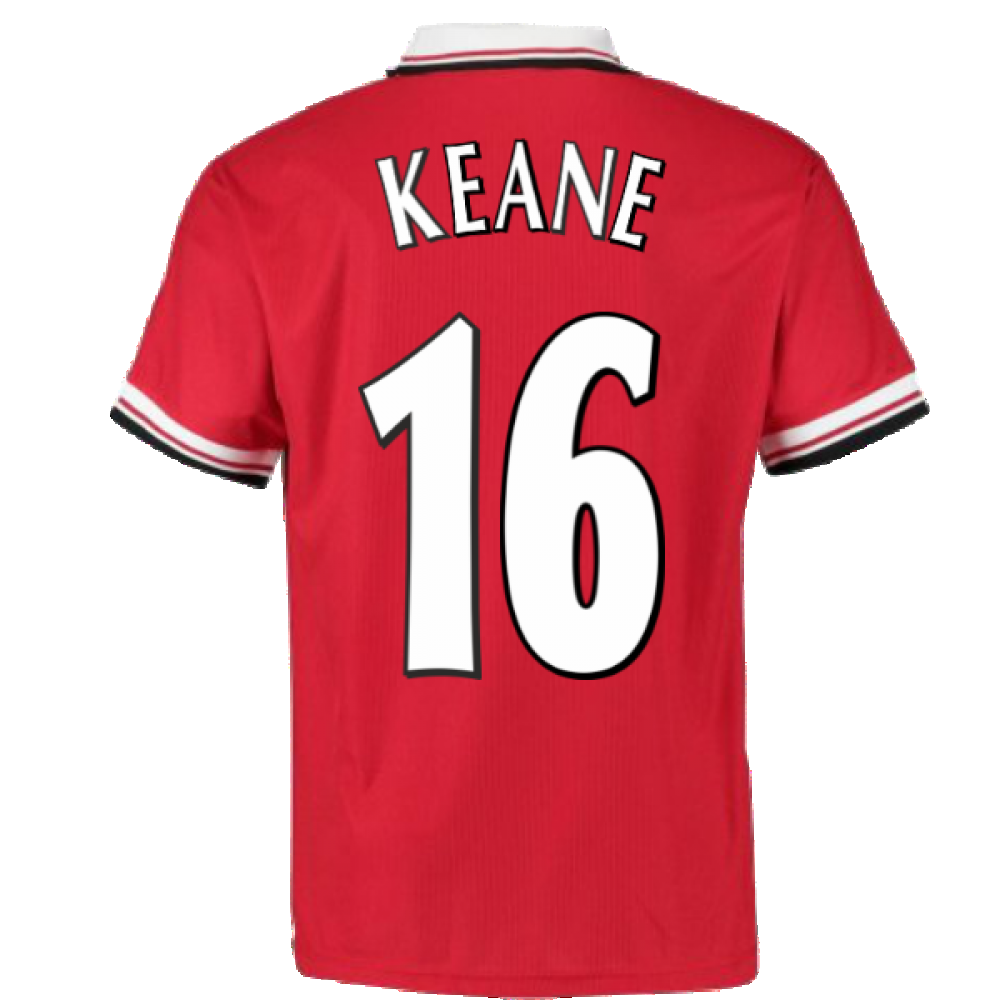 1999 Manchester United Home Football Shirt (KEANE 16)