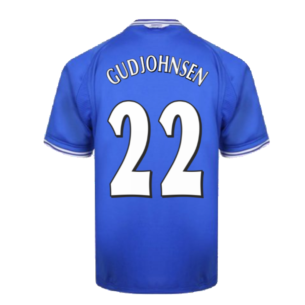 2000-2001 Chelsea Home Shirt (GUDJOHNSEN 22)