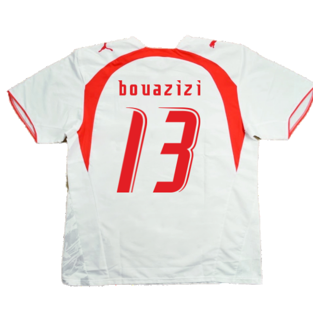 2006-2007 Tunisia Home Shirt (BOUAZIZI 13)