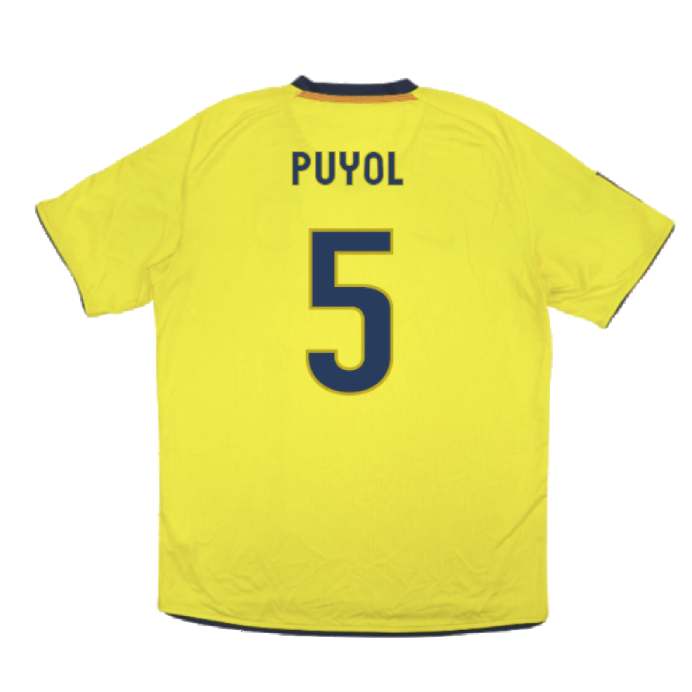 2008-2009 Barcelona Away Shirt (Kids) (Puyol 5)