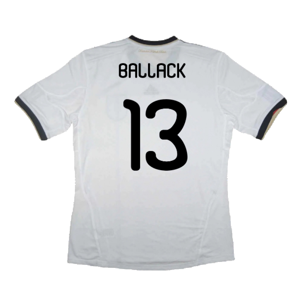 Germany 2010-11 Home Shirt (XL) (Good) (BALLACK 13)