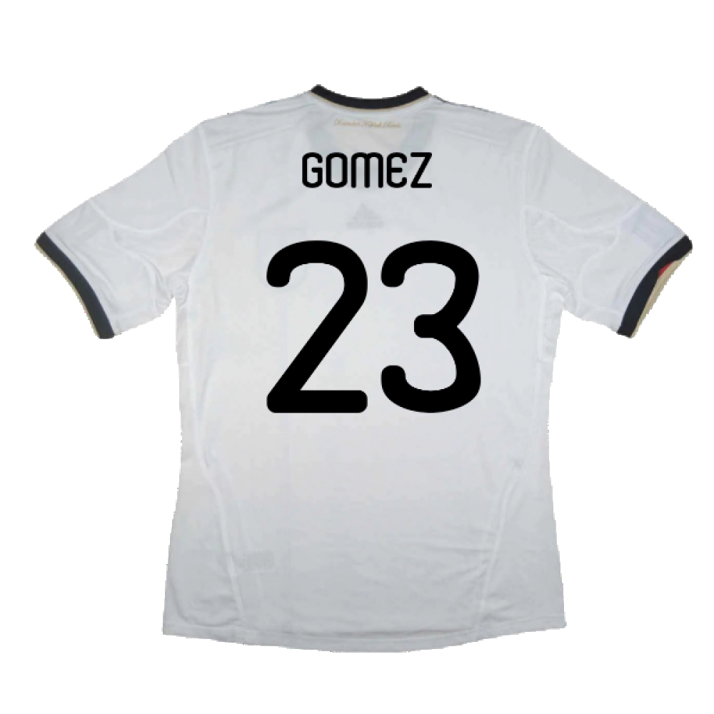 Germany 2010-11 Home Shirt (XL) (Good) (GOMEZ 23)