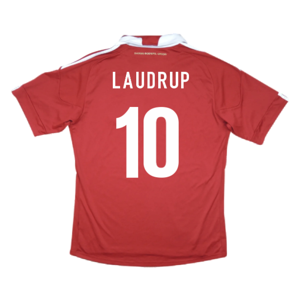 2010-2011 Denmark Home Shirt (Laudrup 10)