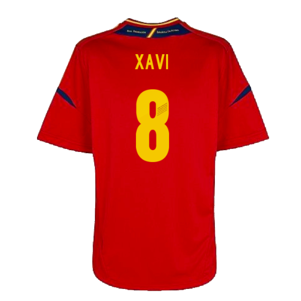 2012-2013 Spain Home Shirt (Xavi 8)